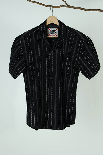 Black  Stripes  Shirt