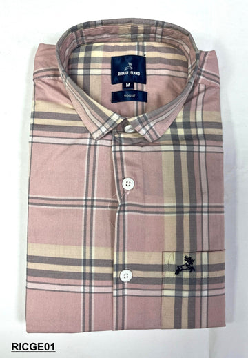 Men Check Shirt