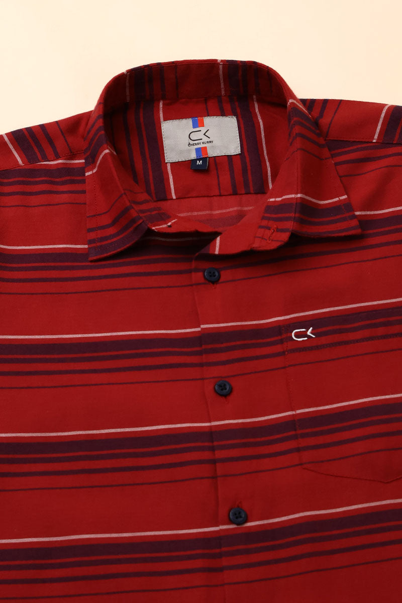 Red Stripes Shirt