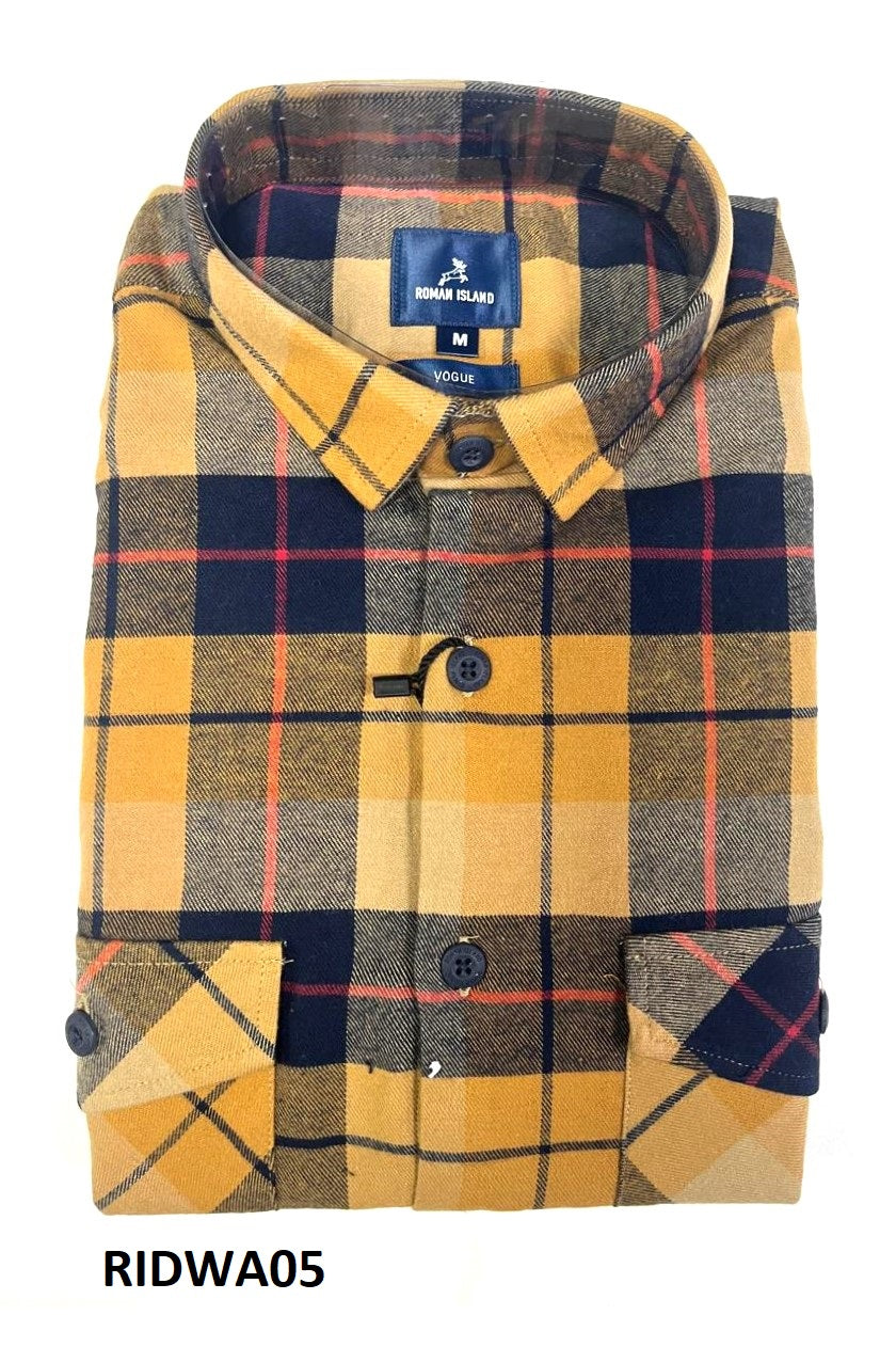Peach Finish Check Shirt