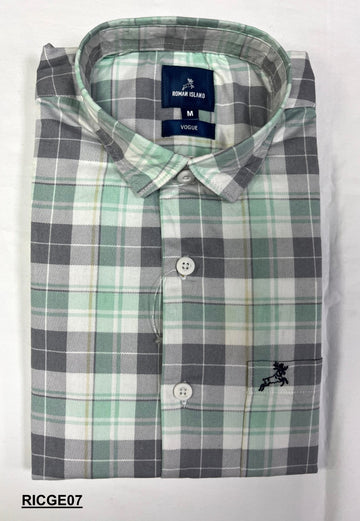 Men Check Shirt