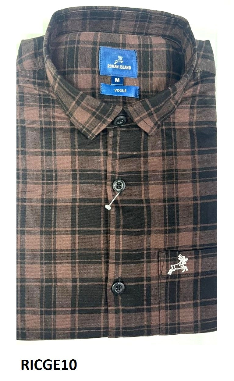 Men Check Shirt