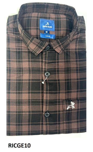 Men Check Shirt