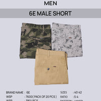 6E Male  Mix Shorts(Pack of 20)