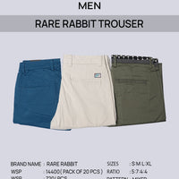 Rare Rabbit Mix Trousers(Pack of 20)
