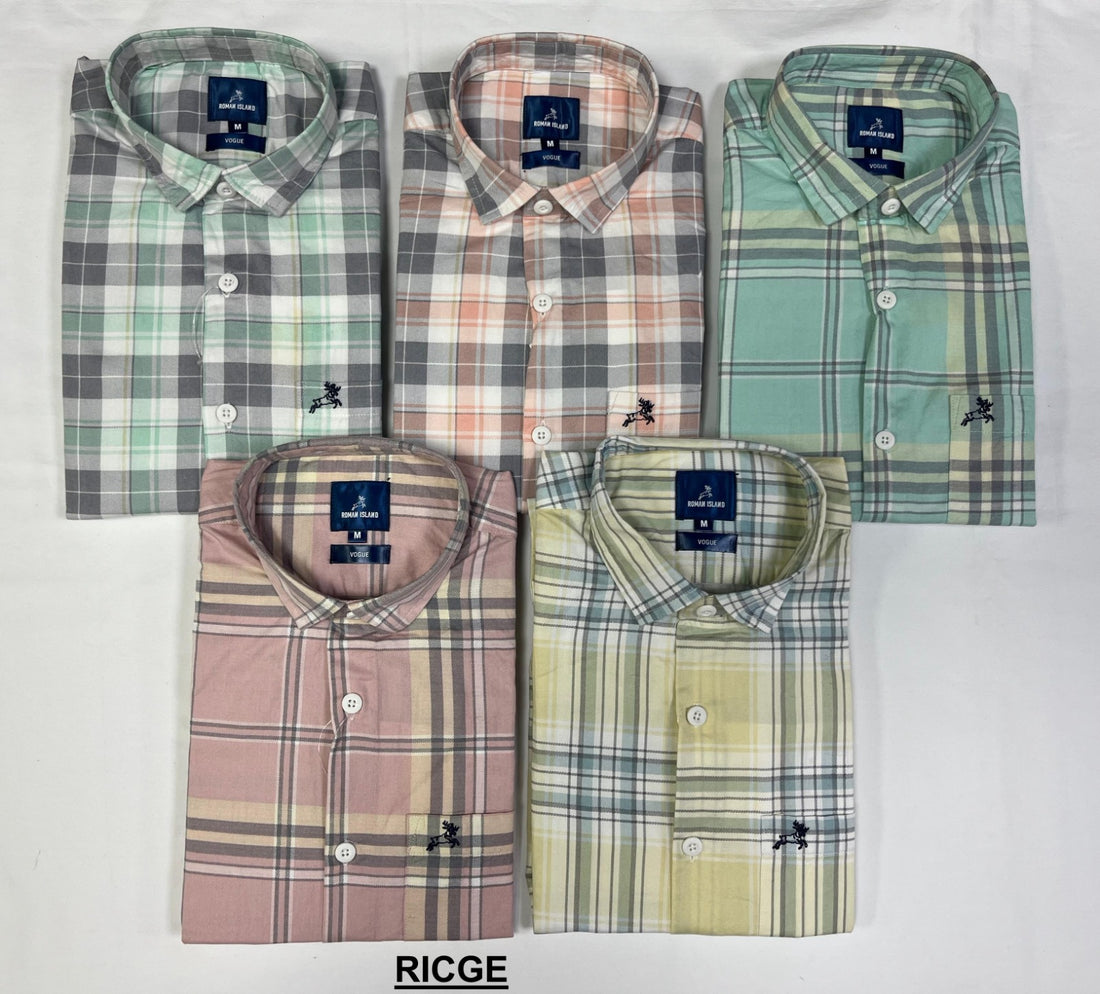 Men Check Shirt