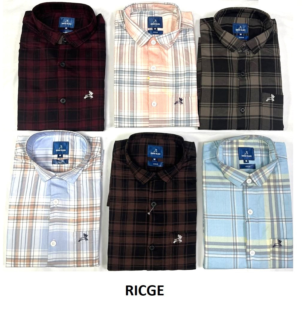 Men Check Shirt