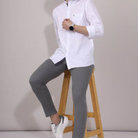White  Plain  Shirt
