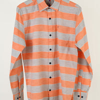Orange  Plain  Shirt