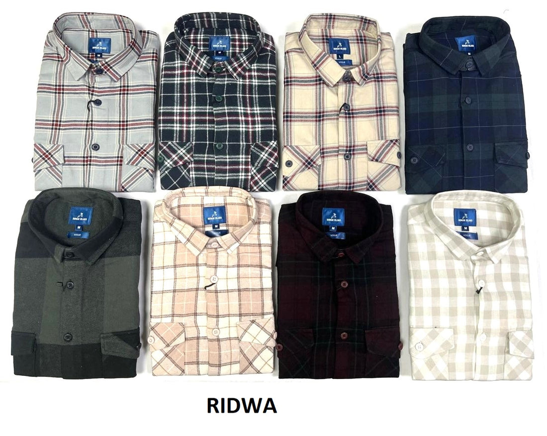 Peach Finish Check Shirt