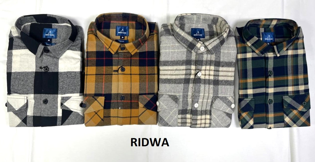 Peach Finish Check Shirt