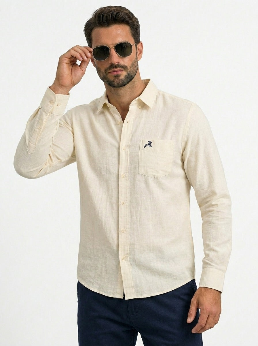 linen Plain Shirt