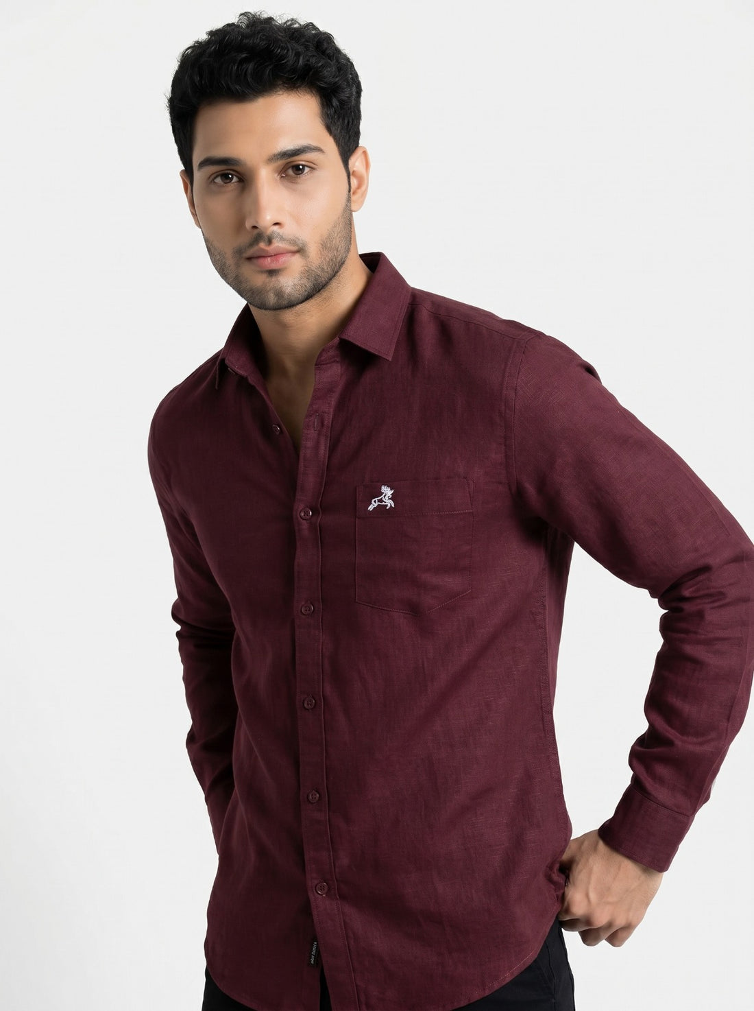linen Plain Shirt