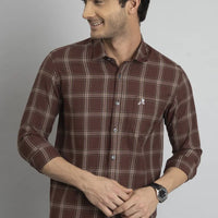Brown Checks Shirt