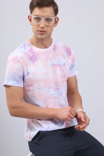 Pink Print T-Shirt