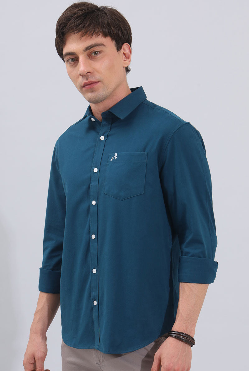 Blue Plain shirt