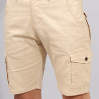 Cream Colour Men Shorts