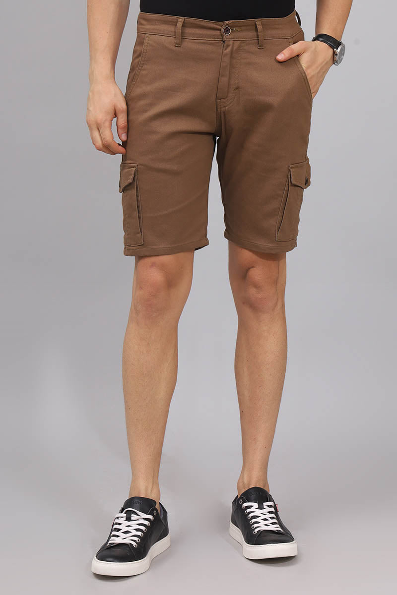 Brown Men Shorts