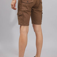 Brown Men Shorts