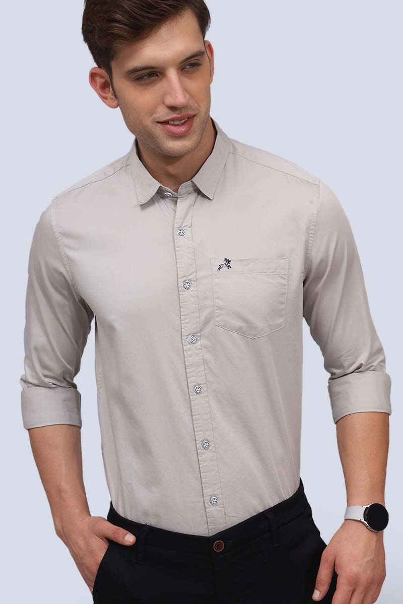 Grey Plain Shirt – Kreddy Brands