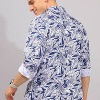 NavyBlue Print Shirt