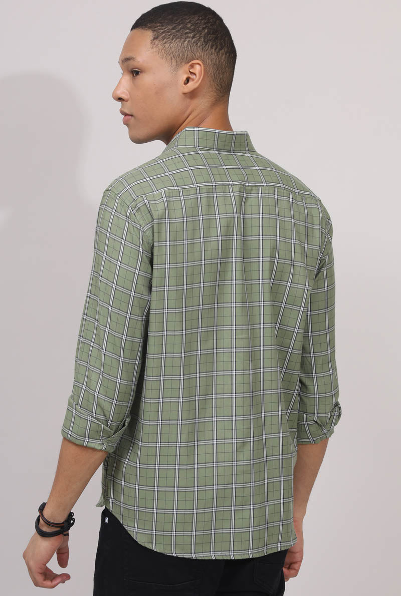 Green Checks Shirt