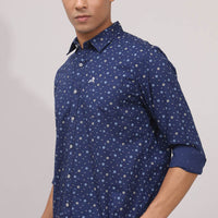 Blue Print Shirt