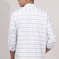 Cream Stripes Shirt