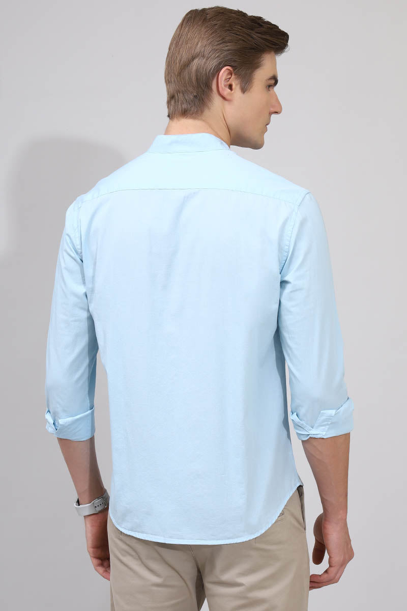 SkyBlue Plain Shirt