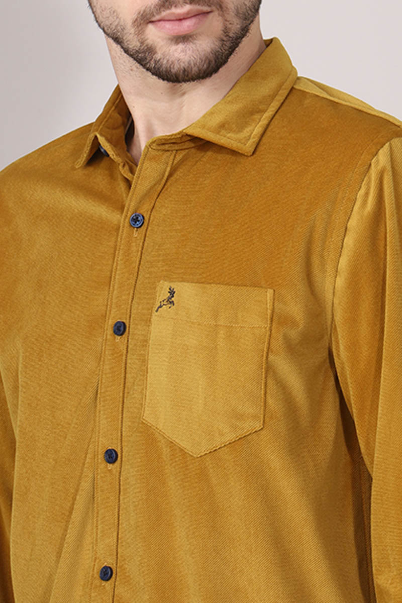 Yellow Plain Shirt