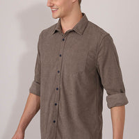 Grey  Plain  Shirt
