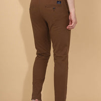 Brown  Plain  Trouser