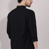 Black  Plain  Shirt