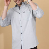 Grey Plain  Shirt