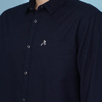 NavyBlue  Plain  Shirt