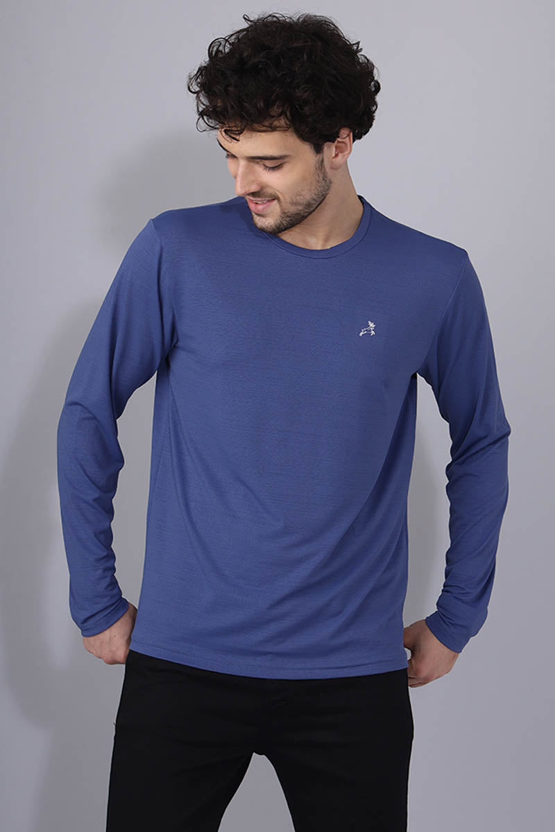 Blue Plain T-Shirt