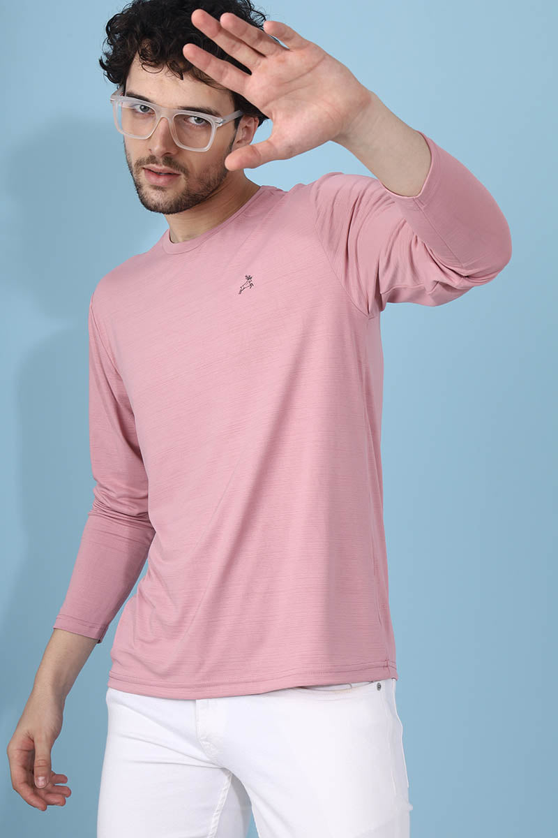 Pink Plain T-Shirt