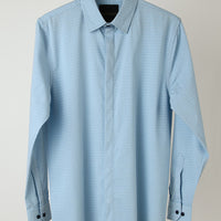 SkyBlue  Plain  Shirt