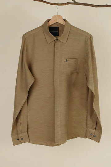 Brown Plain  Shirt