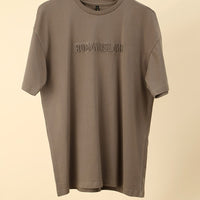 Grey  Plain  T-Shirt