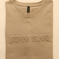 Cream  Plain  T-Shirt