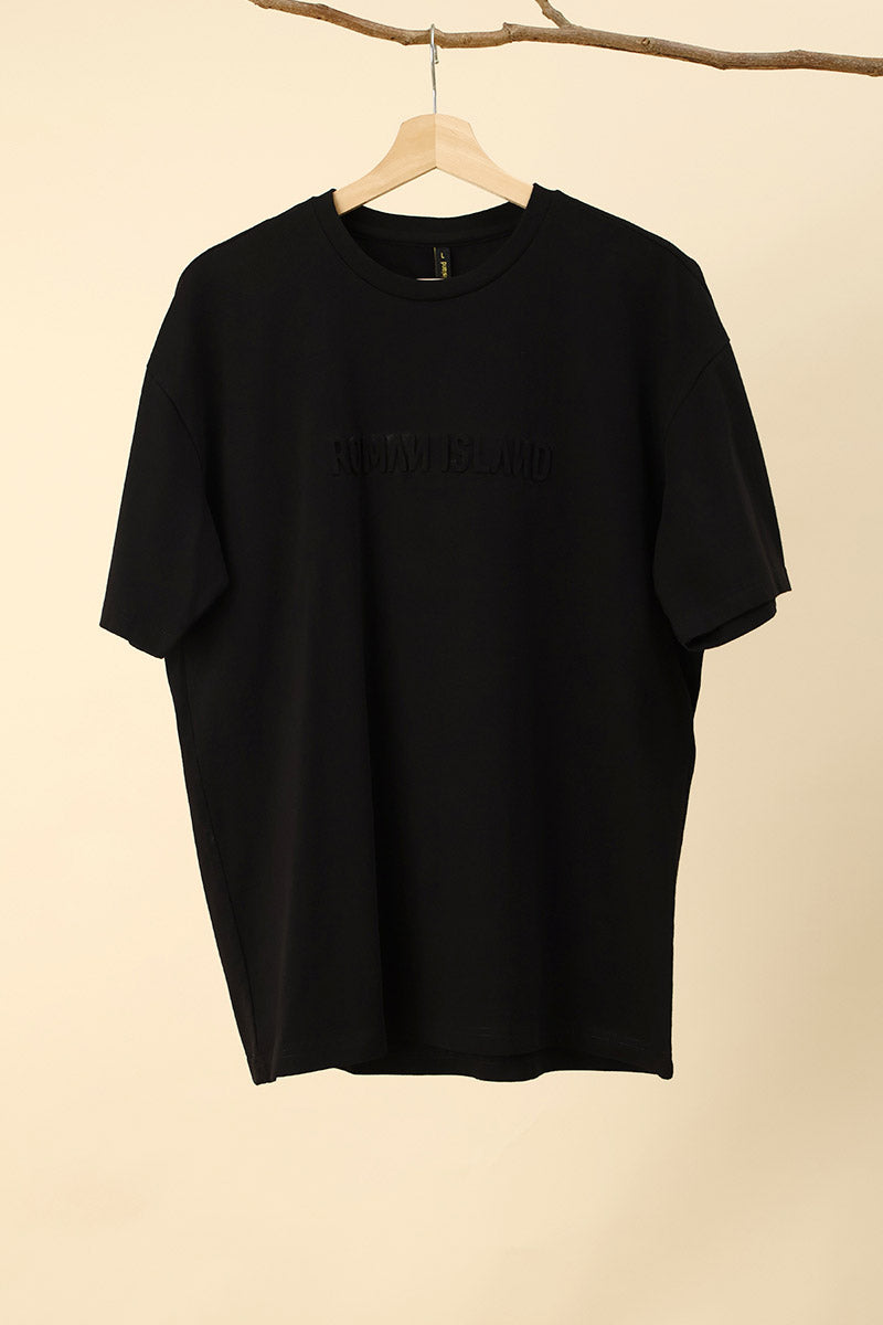 Black  Plain  T-Shirt
