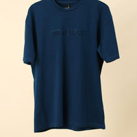 Blue  Plain  T-Shirt