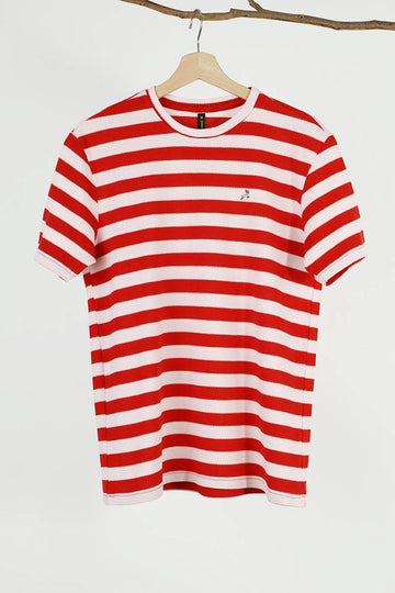 Red  Stripes  T-Shirt