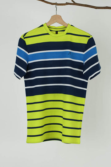 Yellow  Stripes  T-Shirt