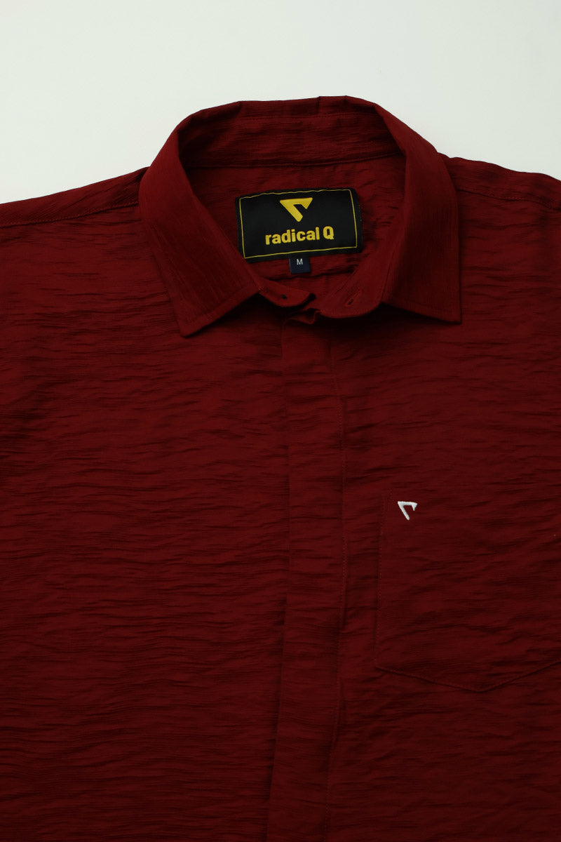 Red  Plain  Shirt