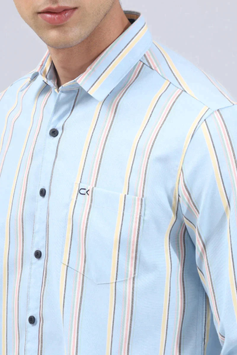 Skyblue Stripe Shirt