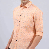 Orange Print Shirt