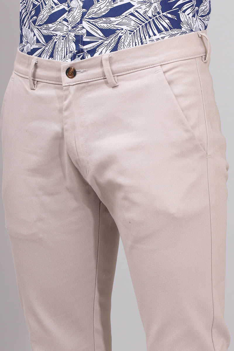 Brown Plain Trouser