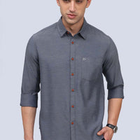 Grey Plain Shirt